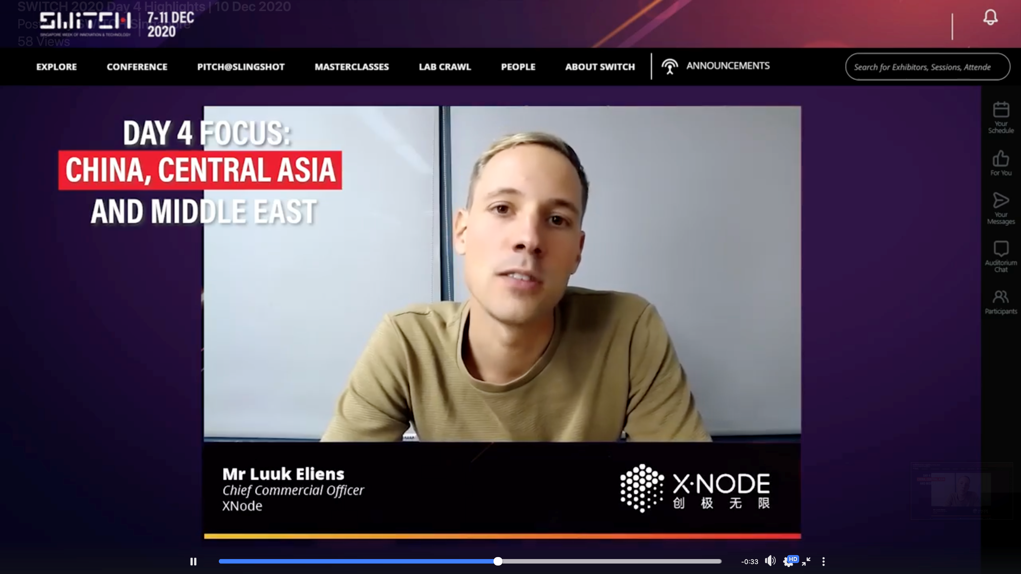 Mr. Luuk Eliens, Chief Commercial Officer of XNode